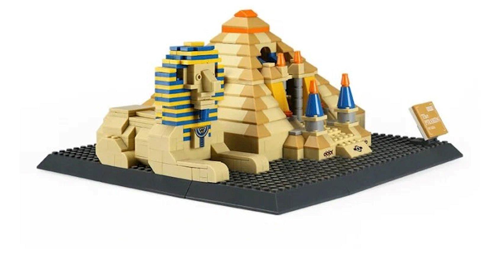 Sphinx& Pyramid of Khufu Building Blocks Architecture of Egypt | 1311PCS- LXA438 4