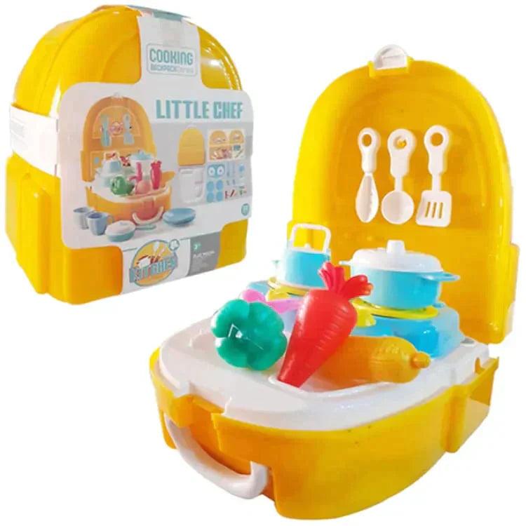 Little Chef Backpack Kitchen Set 2