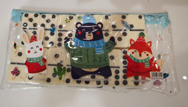 Dominoes Tile Game in a PVC Pouch