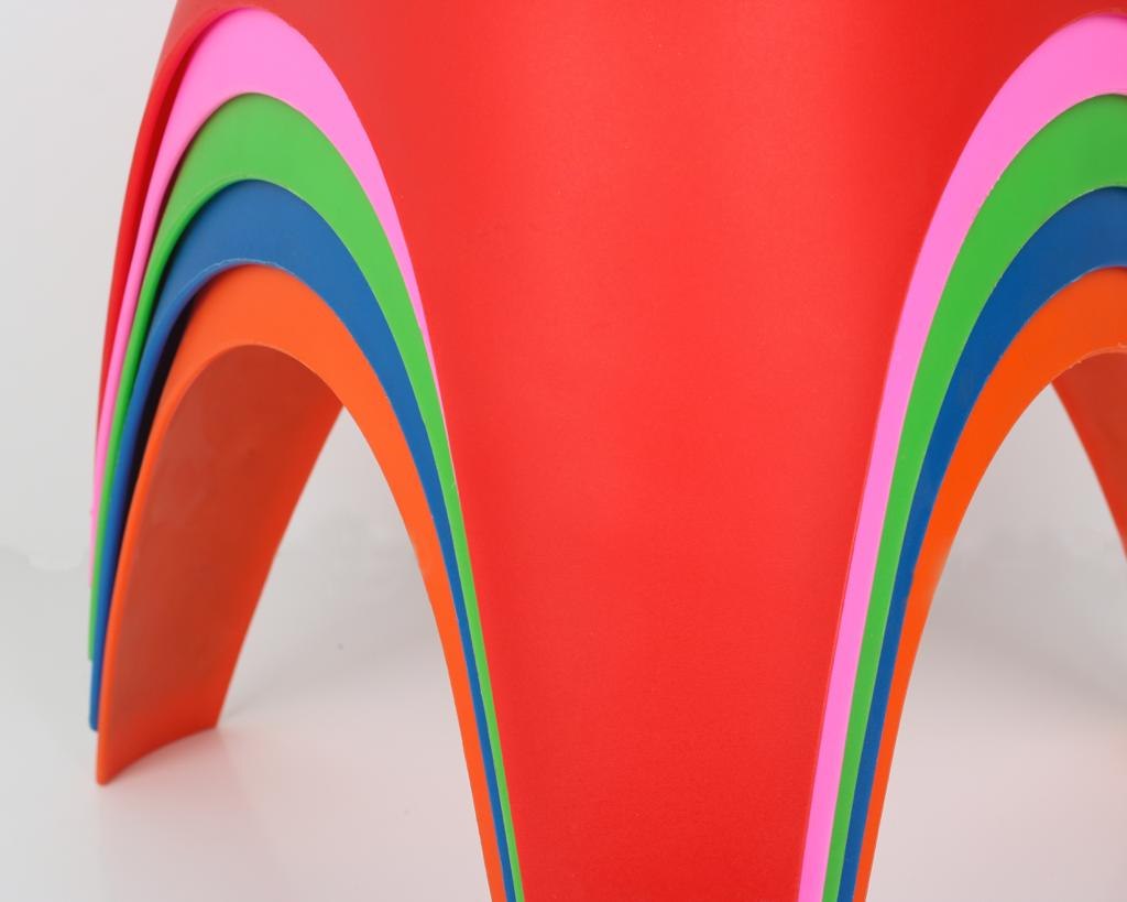 Evergreen Triangle Stool