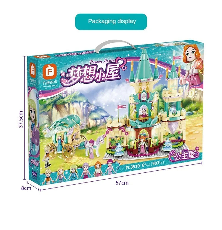 Cinderella Castle Building Blocks |903PCS- FC3510 3