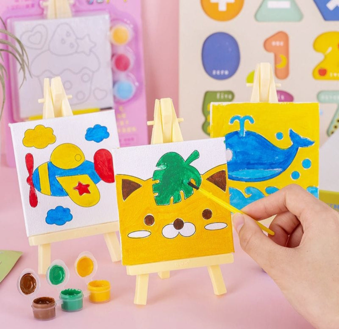 Mini Canvas with Easel 4 Design Mix- TK9837 5