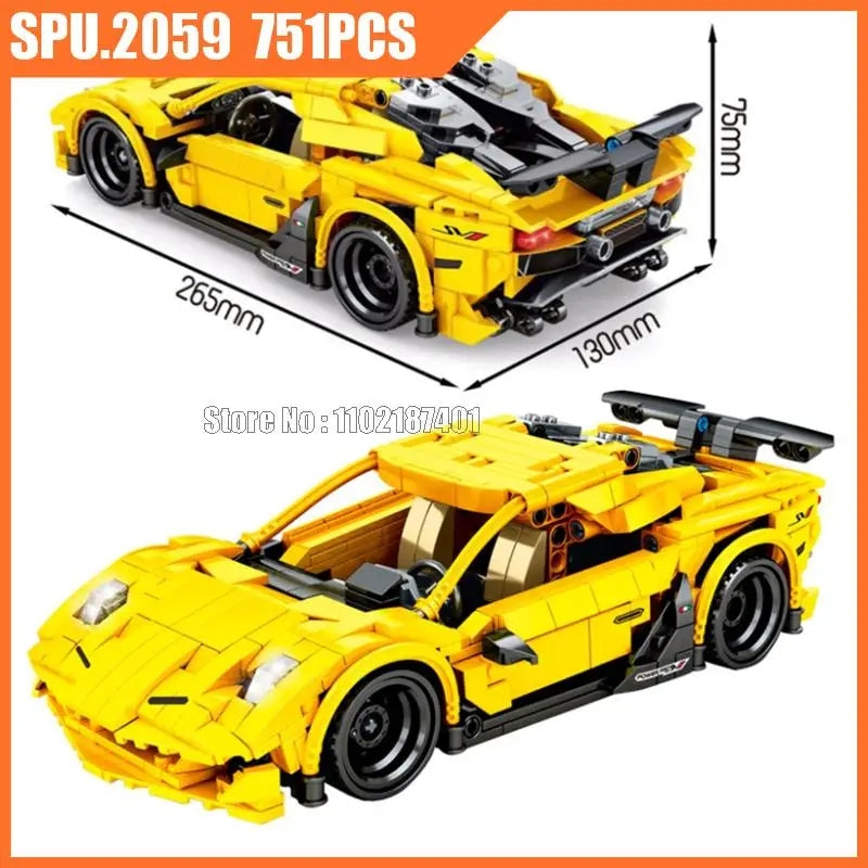 Lamborghini Supercar Building Blocks | 751pcs- SY8300 8