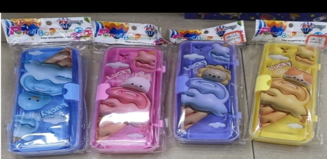 Pencil Box- Mixed Color & Design- ZN0360 9