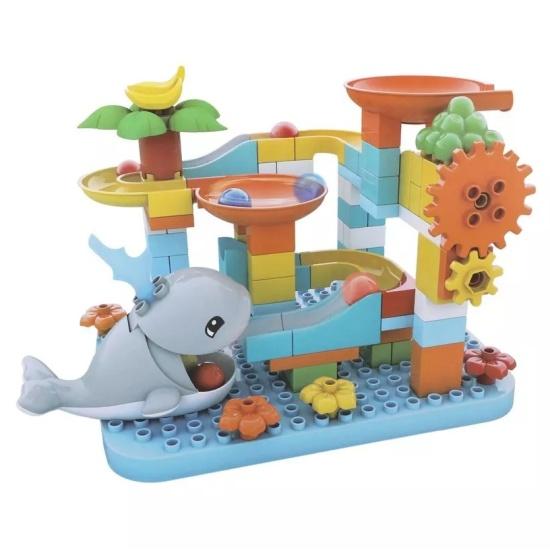 Kids DIY Educational Playing interlocking Toy Blocks Paradise Series 10