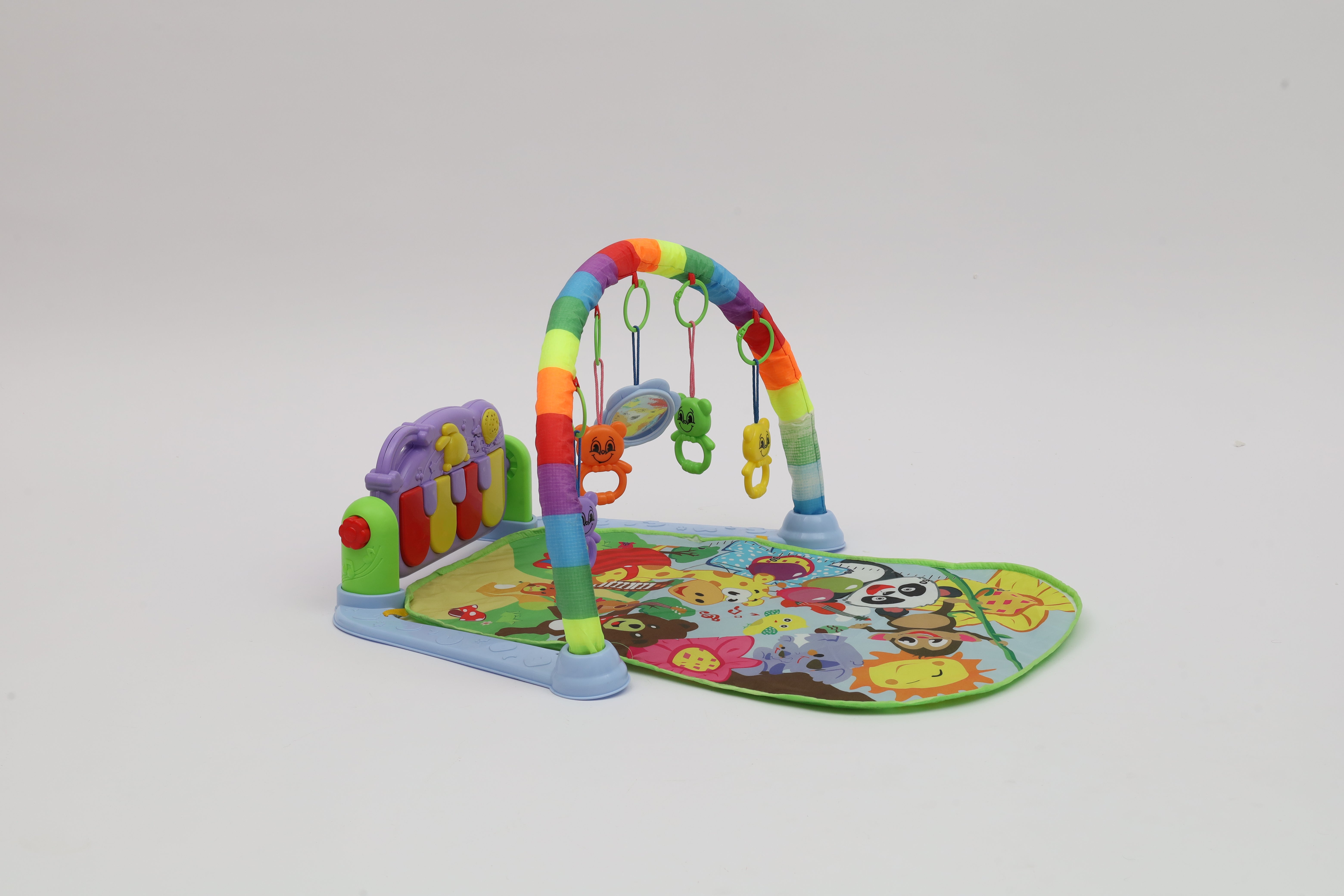 Evergreen Baby Tummy Time Activity Play Mat with Interactive Music Keyboard 25