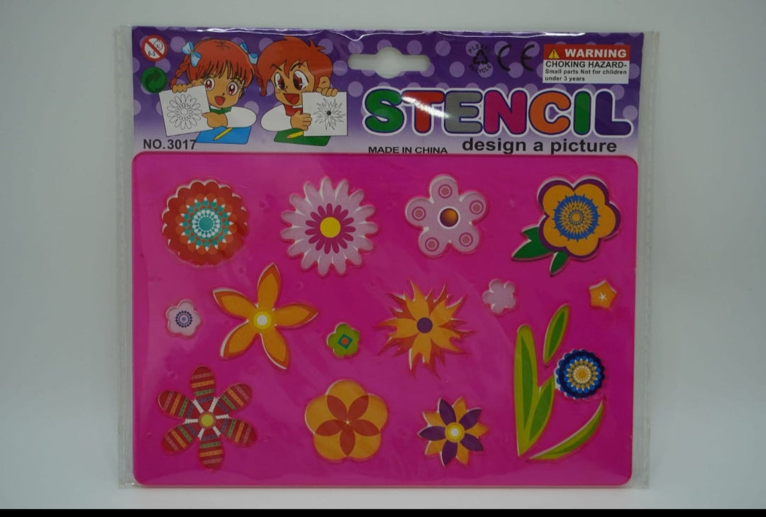 Stencil Set Sketch Book 13