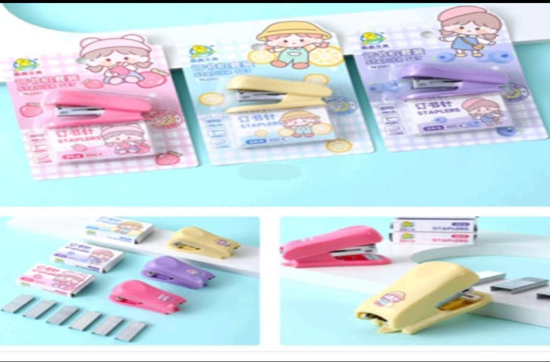 Stapler with Pins Blister Pack- Mixed Color 5