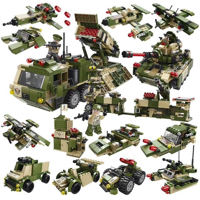 Missile Launcher Long Range Rockets 8in1 Building Blocks | 845PCS- LXA461