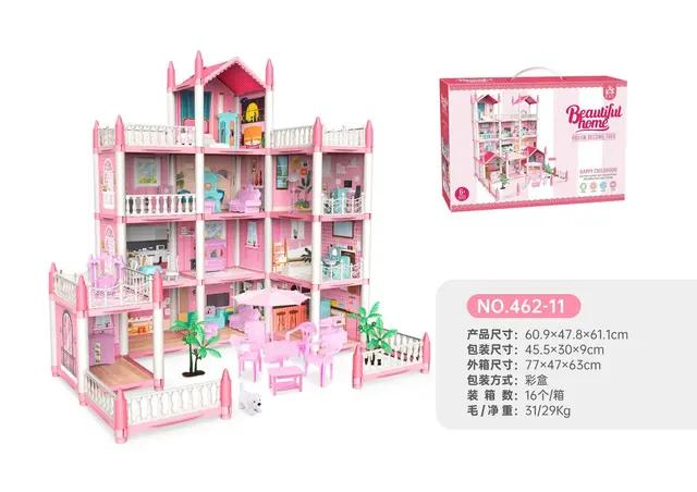 Beautiful DreamHouse, Doll House Playset with 170+ Accessories 5