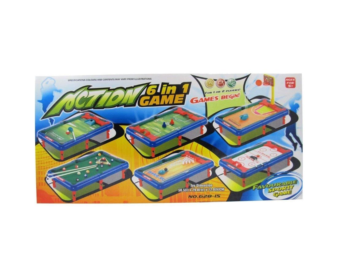 6 in 1 Action Sports Game- 528-15 9