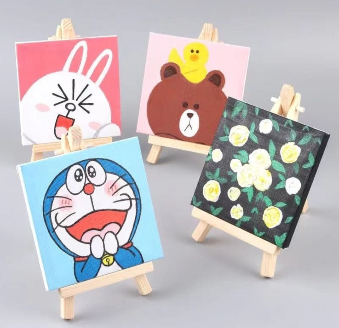 Mini Canvas with Easel 4 Design Mix- TK9837 6