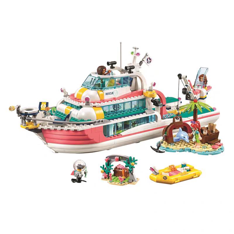 Friends Rescue Mission Boat Building Blocks |945pcs- 11373 5
