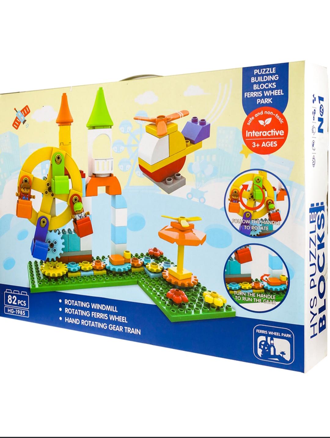 Kids DIY Educational Playing interlocking Toy Blocks Paradise Series 5