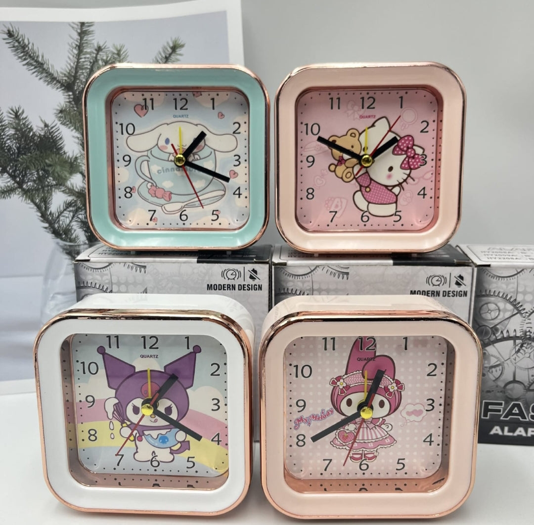 Hello Kitty, Kuromi Alarm Clock- Mixed Color-HY2208-2209A 3