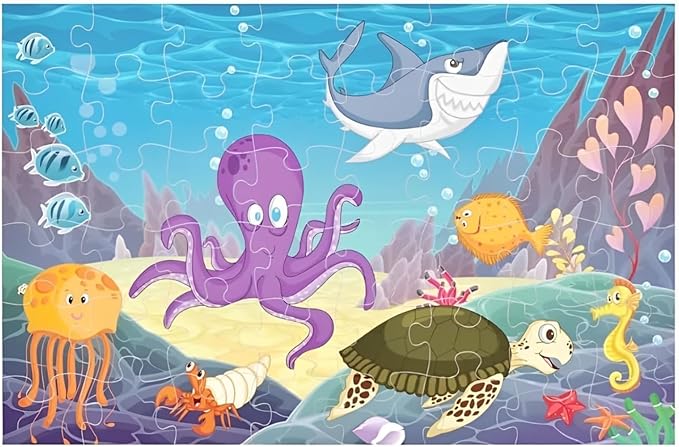 48pcs Jumbo Floor Puzzle DIY Educational Toys Puzzle for Kids 7