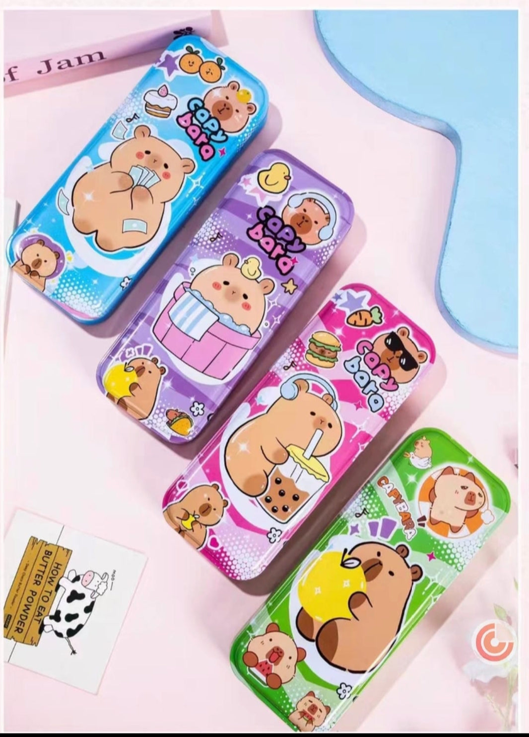 Steel Pencil Box- Mixed Design 8