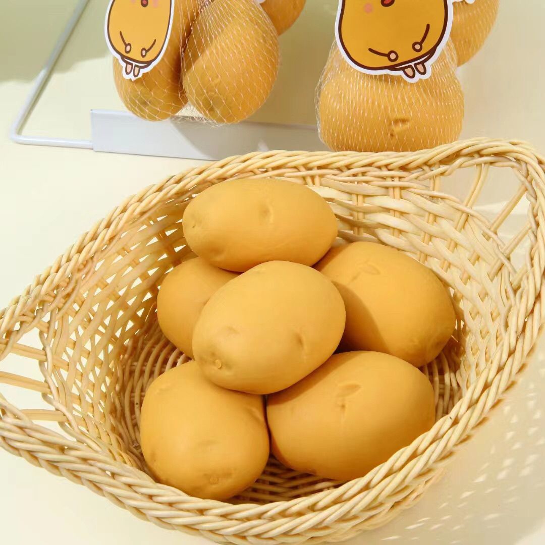 Potato Squishy Toy 2Pcs/Net 12Pcs net bags/ Box TK2422 3
