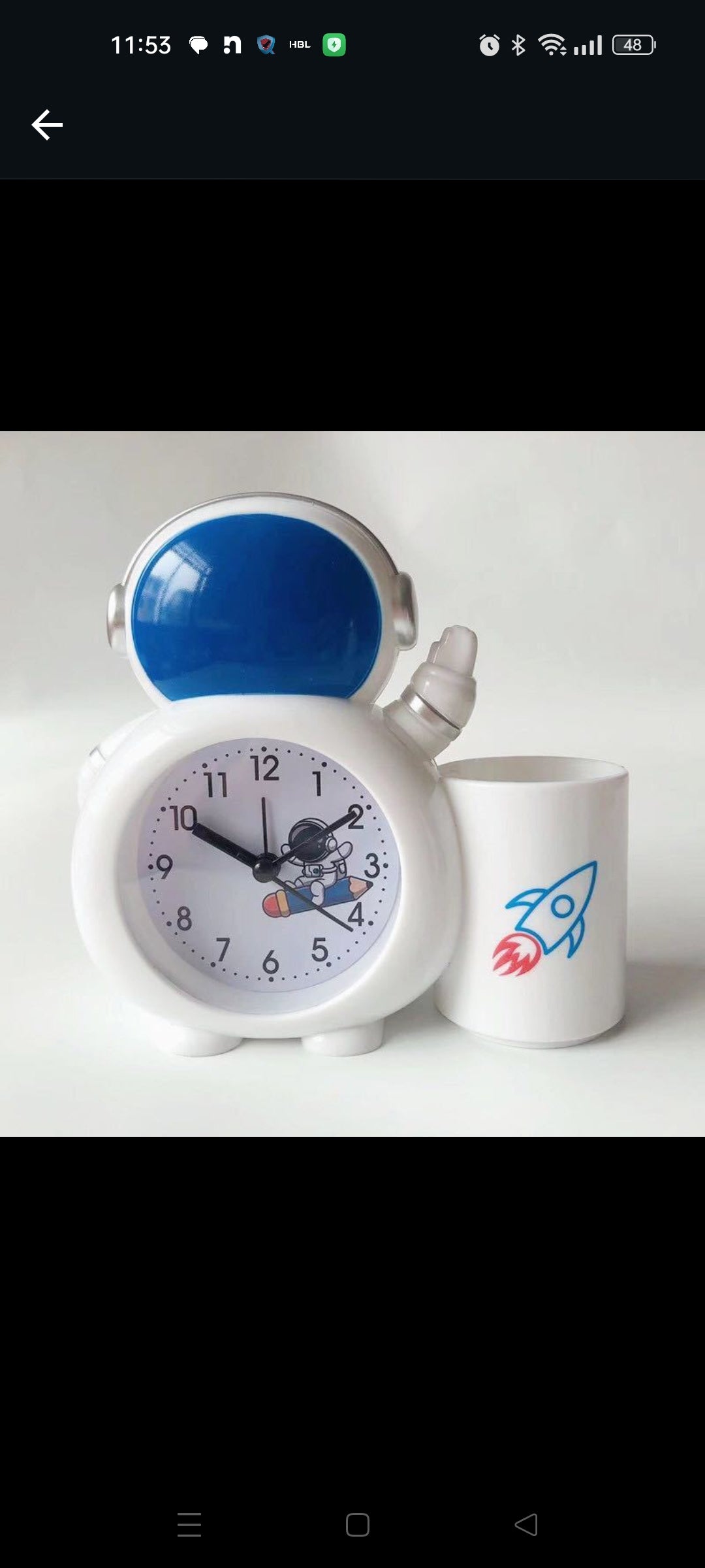 Stationery Alarm Clock- Mixed Design & Color (2301,2302,2307) 5