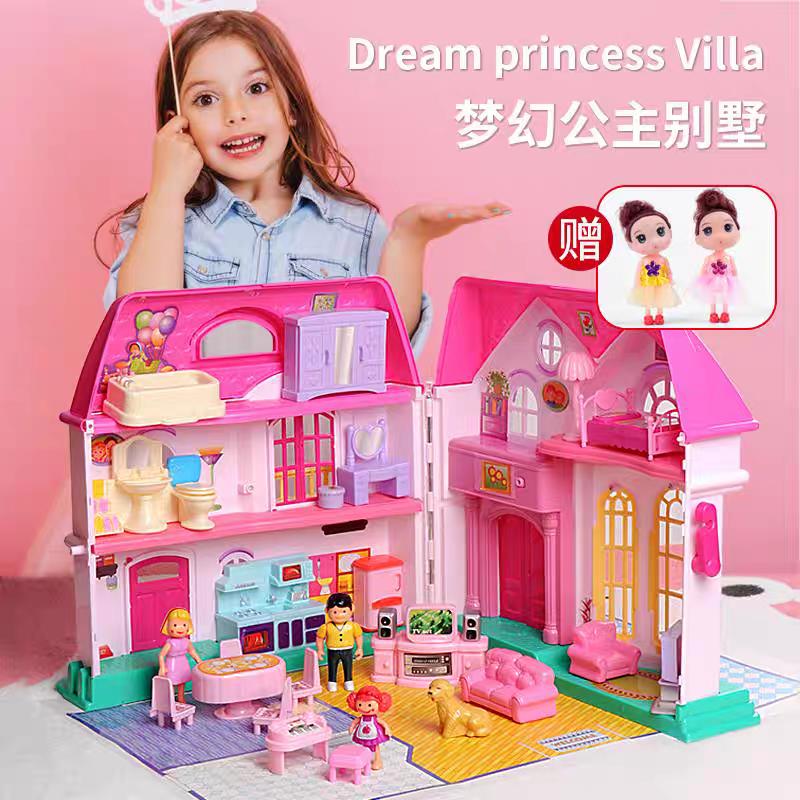 My Happy Family Doll House Play Set for Girls