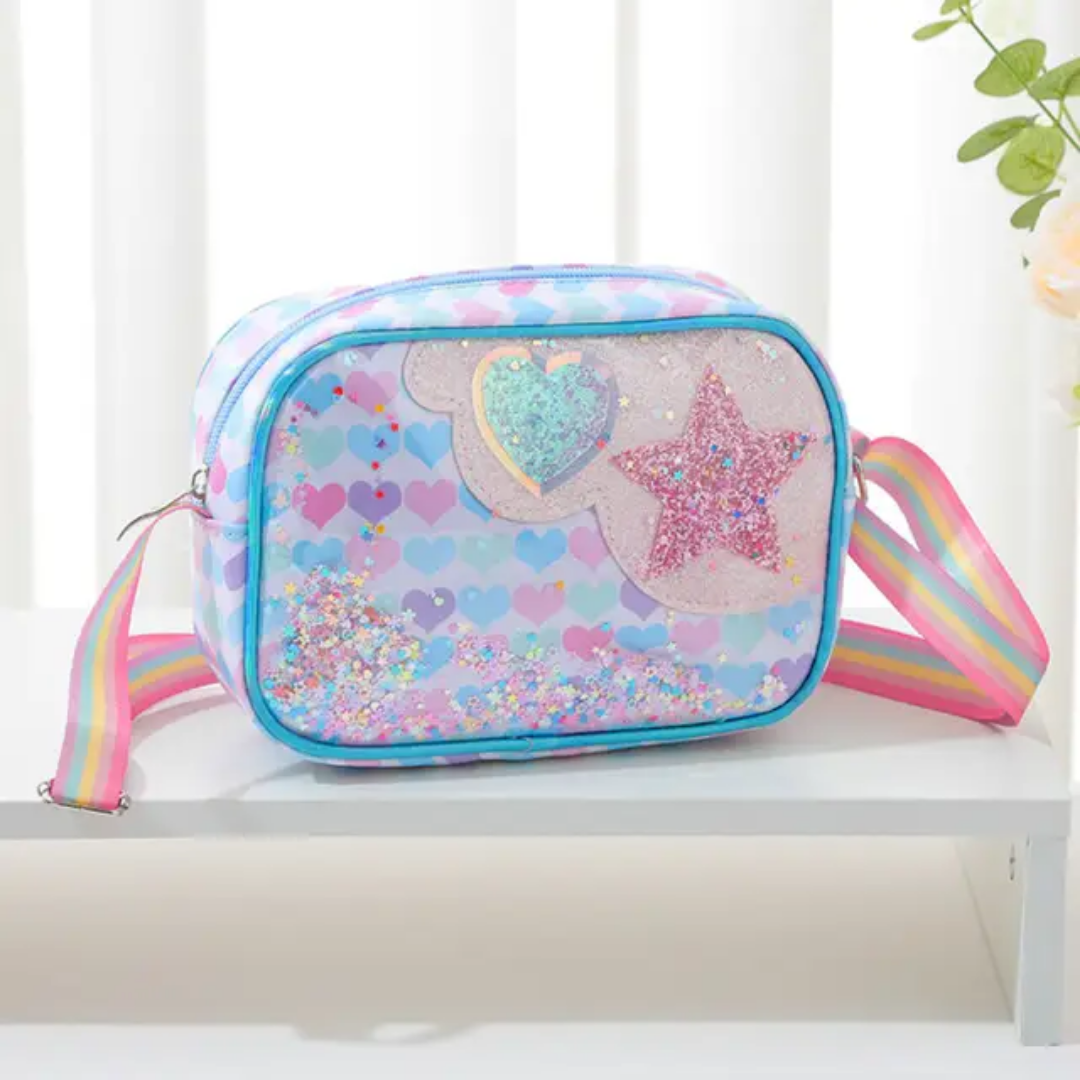 Rectangle Star Cross Body Bag with Strap 18*6*14- 118803 3