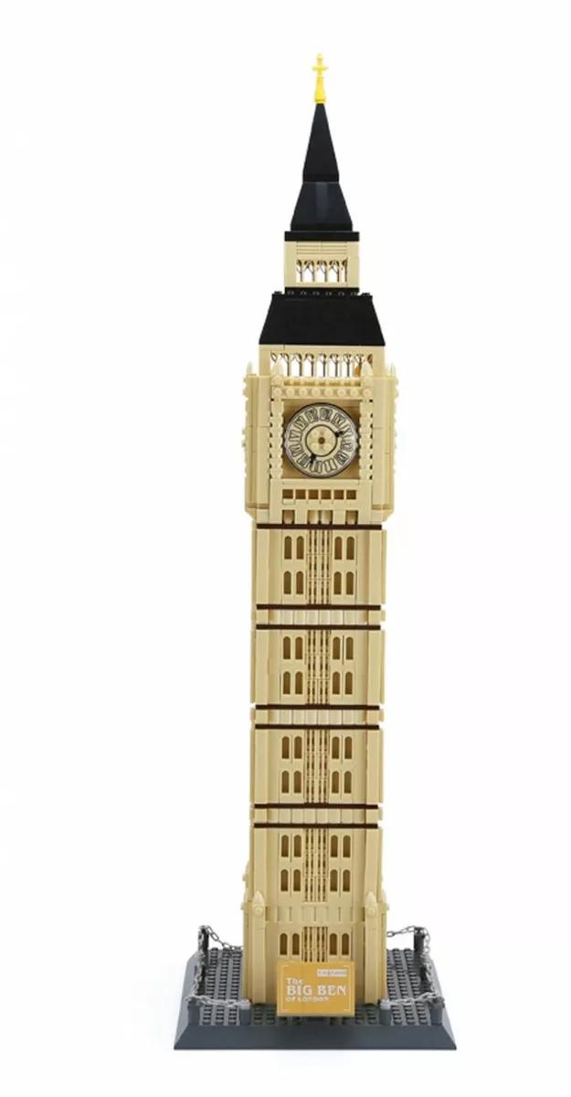 Big Ben Clock Tower Building Blocks London Architecture | 1879PCS-LXA445 4