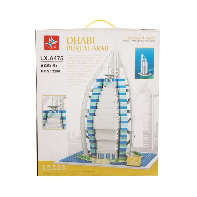 Burj Al Arab Hotel Construction Building Blocks For Boys & Girls | 2280PCS- LXA475 3