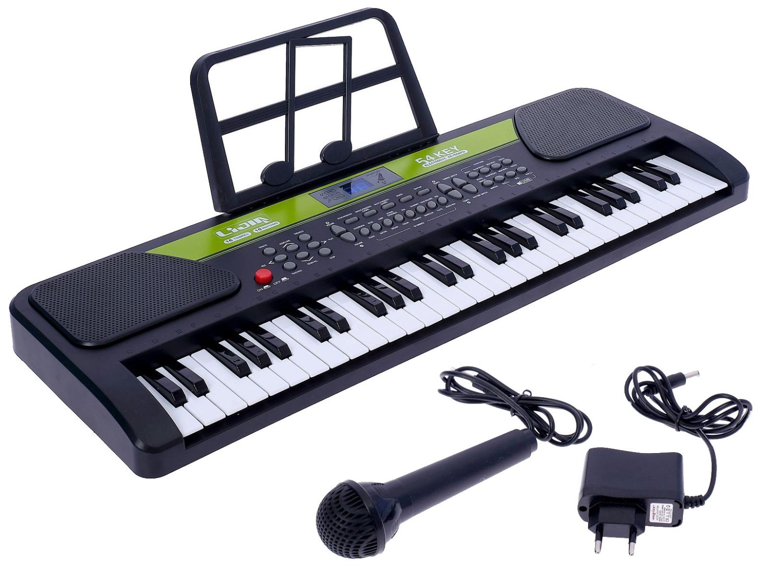 54 Key Electronic Keyboard Piano with Microphone-32809 5