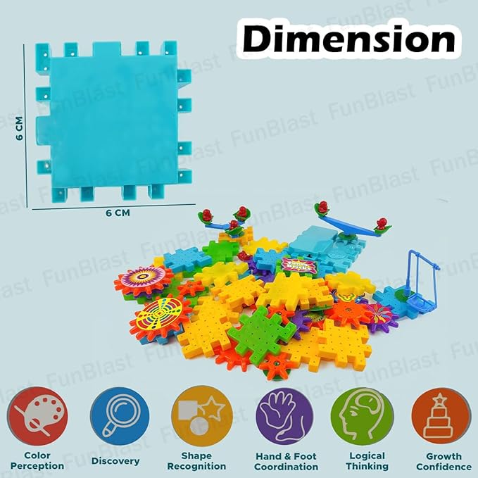 DIY Blocks Interlocking Learning Magical Blocks |81pcs- 598-2A 6