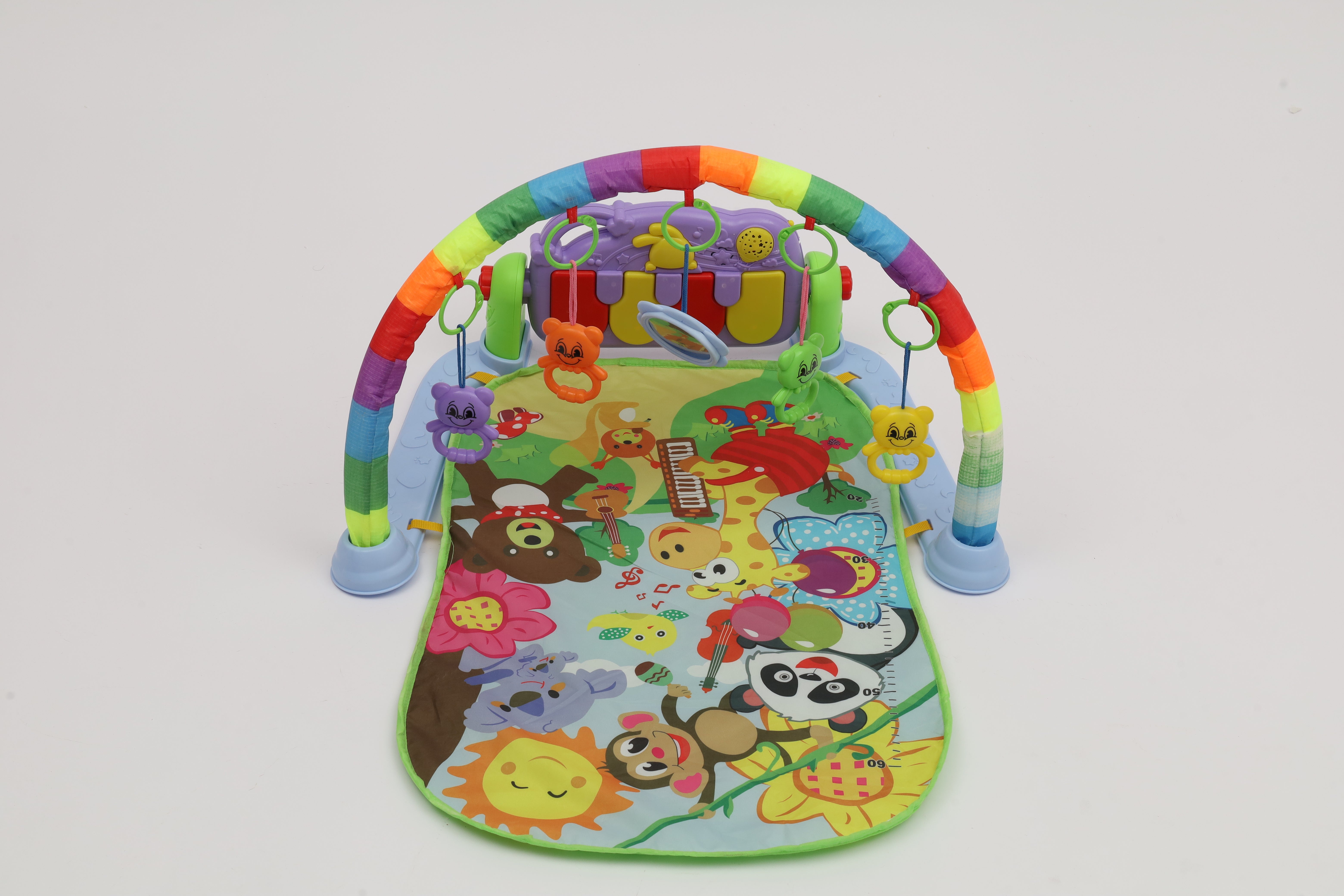 Evergreen Baby Tummy Time Activity Play Mat with Interactive Music Keyboard 21