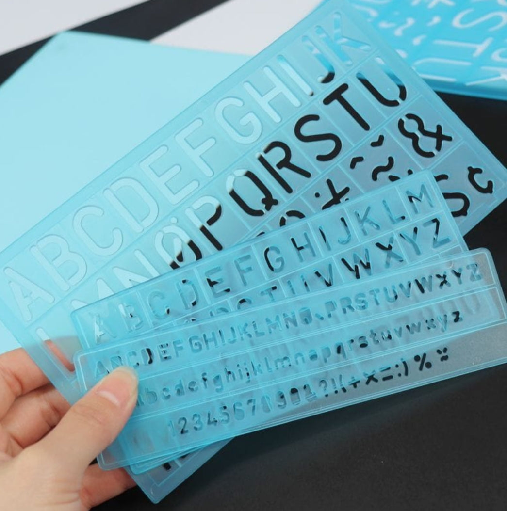 Stencil Set Sketch Book 3