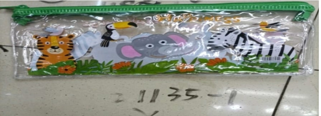 PVC Pencil Box- Mixed Design 4
