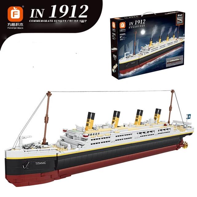 Titanic Cruise Ship 2 in 1  Building Blocks Set | 2022pcs- FC6005 5