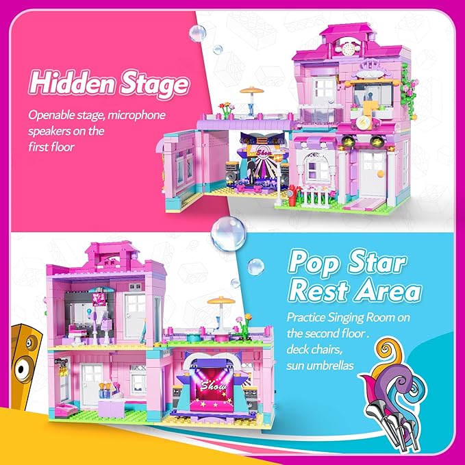 Star House Building Blocks | 820PCS-LX457 5