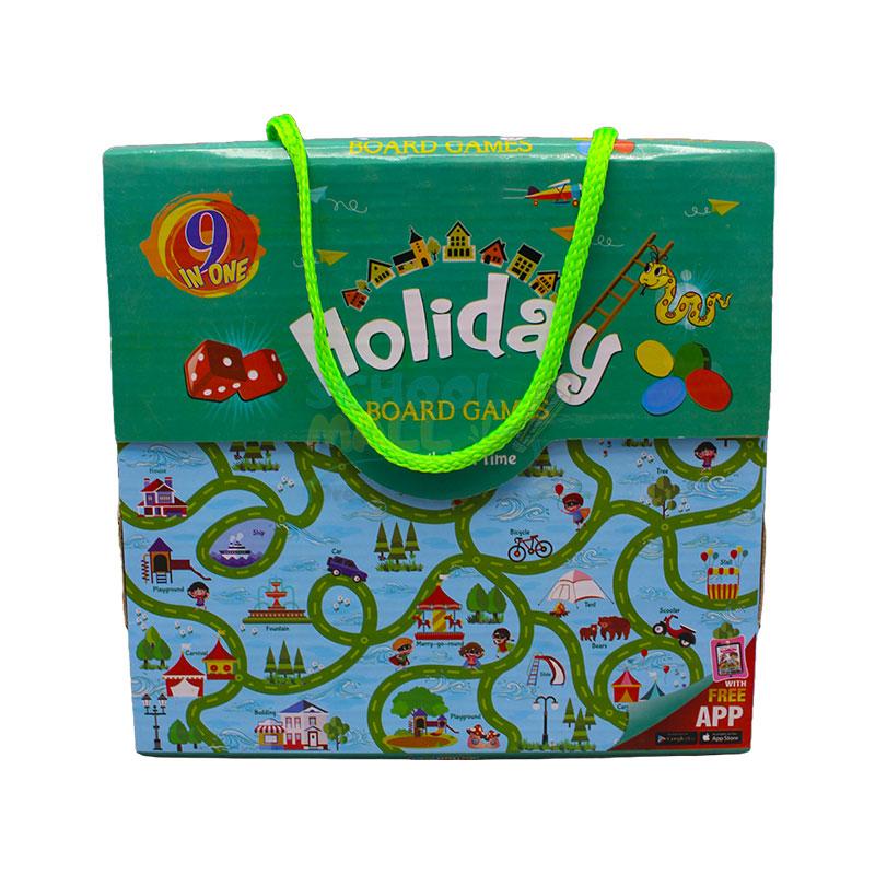 9 in 1 Holiday Family Travel Fun Board Games 2