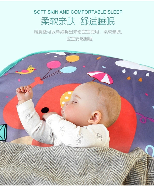 Evergreen Baby Tummy Time Activity Play Mat with Interactive Music Keyboard 6