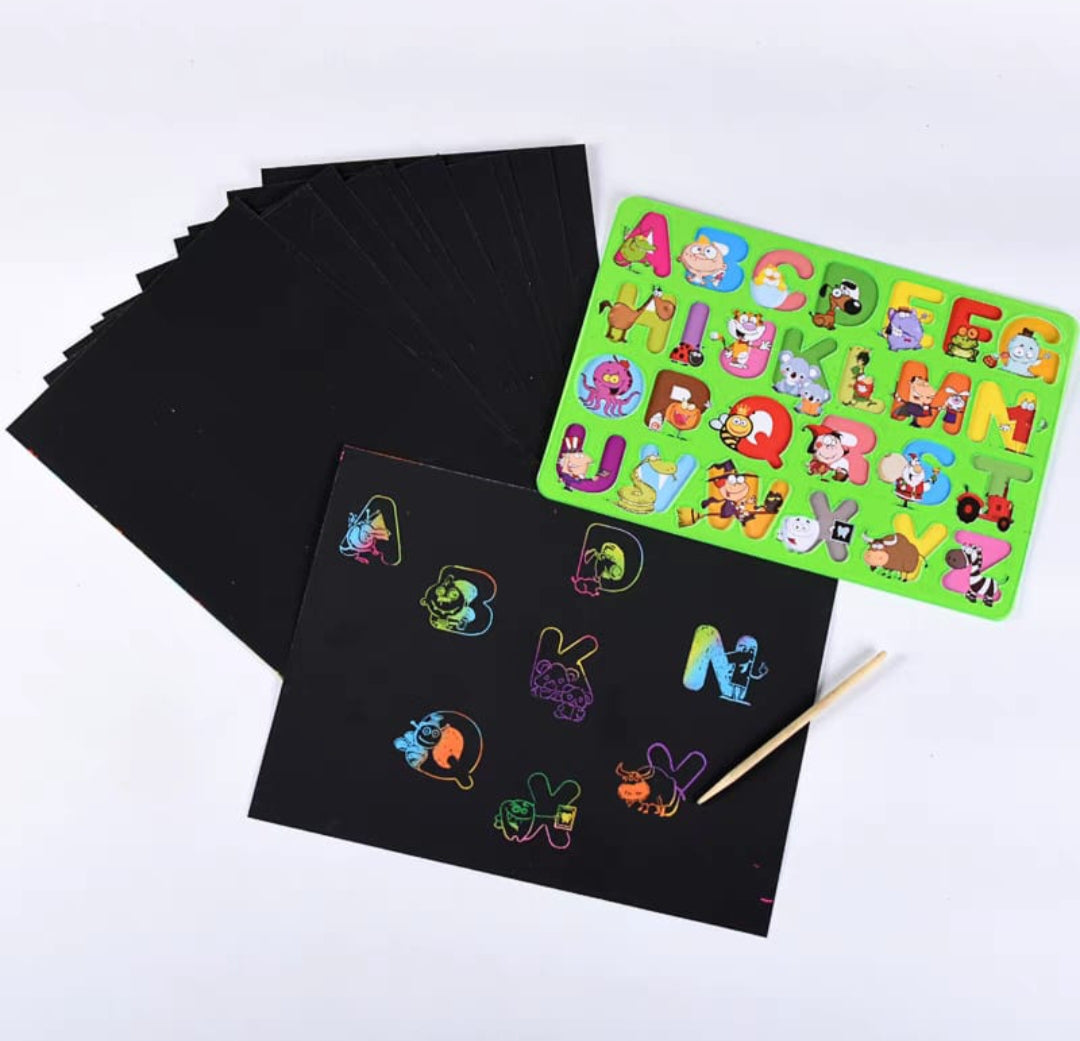 Stencil Set Sketch Book 28