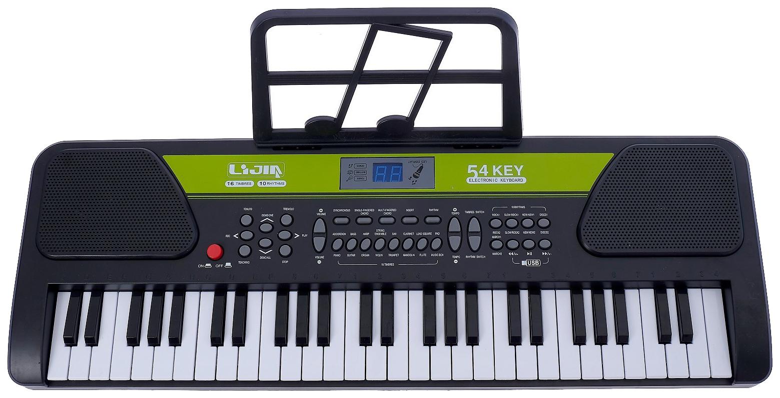 54 Key Electronic Keyboard Piano with Microphone-32809 2
