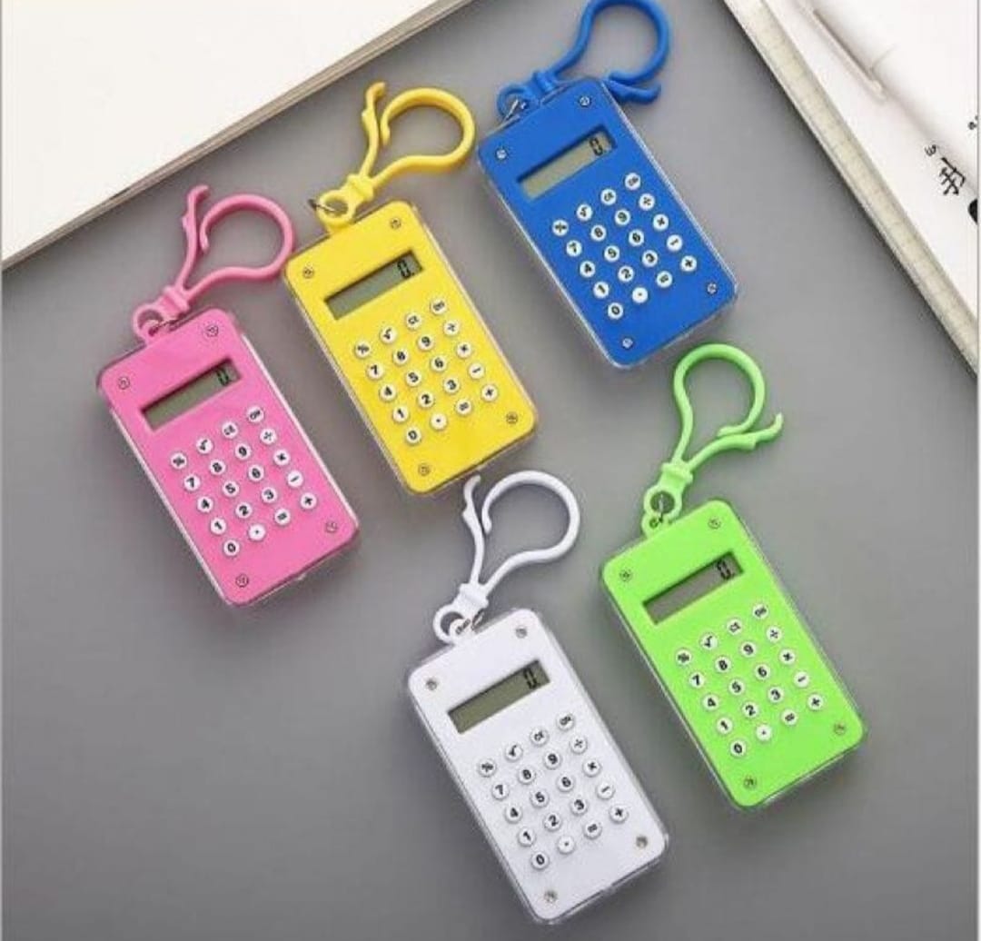 Calculator Key Chain with Maze Game- Mixed Color 18