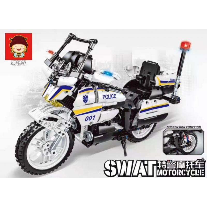 SWAT Motorcycle Model Building Blocks | 720pcs- RB839