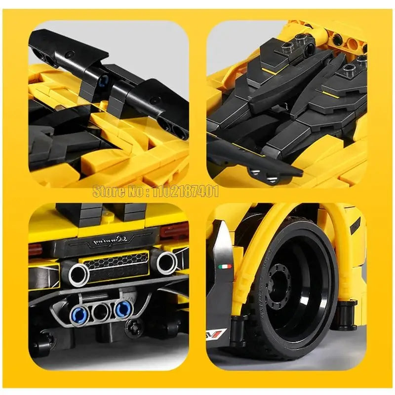 Lamborghini Supercar Building Blocks | 751pcs- SY8300 6