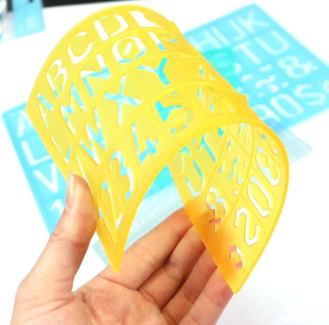 Stencil Set Sketch Book 4