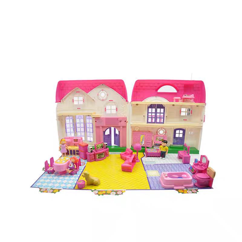 My Happy Family Doll House Play Set for Girls 5