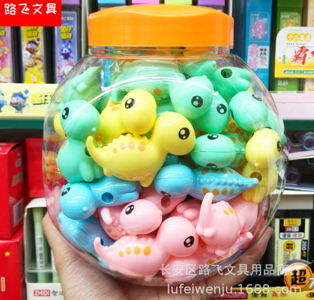 Dinosaur, Rabbit, Bear Sharpeners- 48 Pcs Box 3