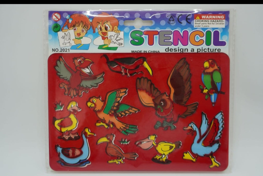 Stencil Set Sketch Book 12