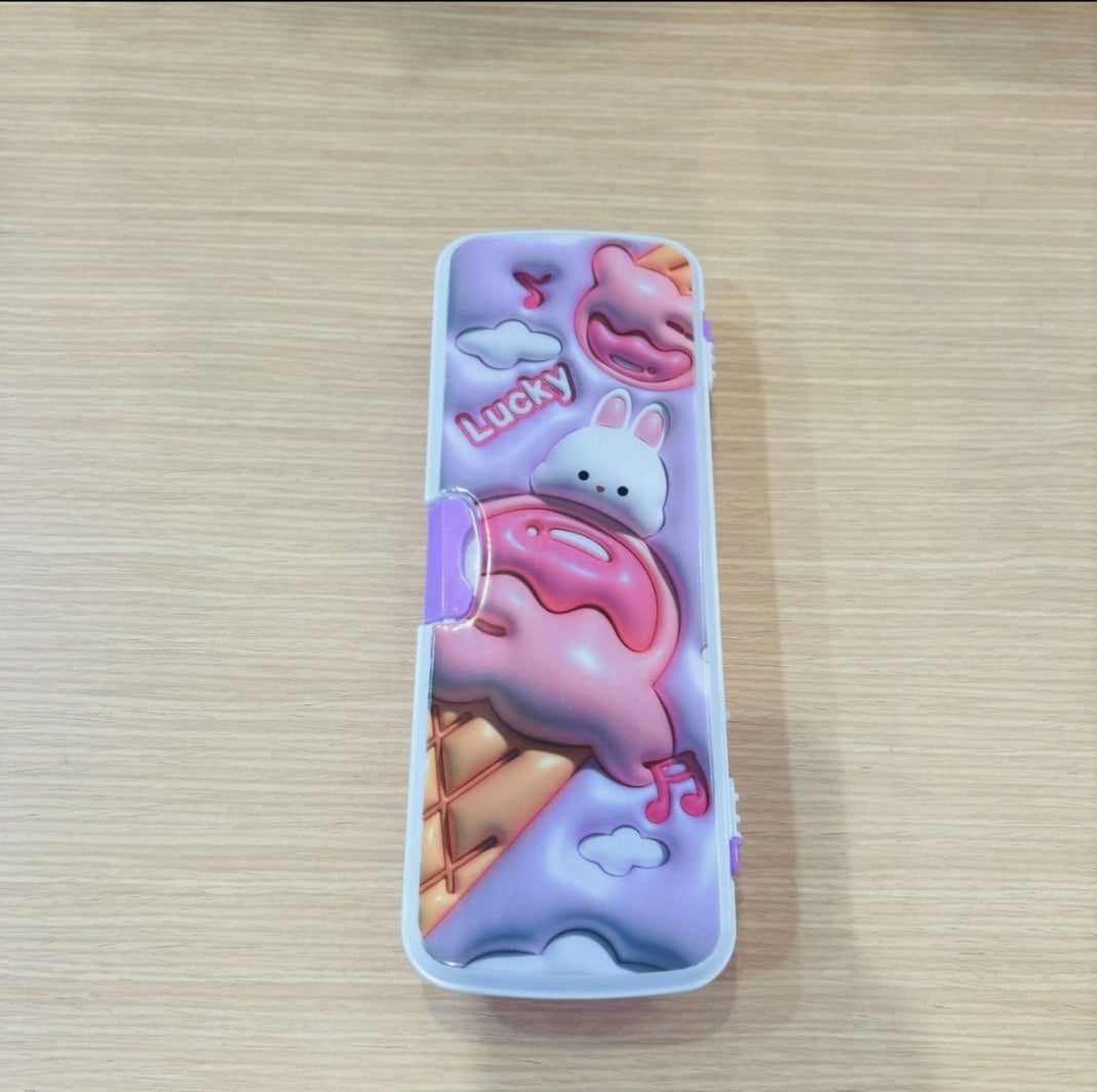 Pencil Box- Mixed Color & Design- ZN0360 4