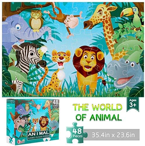 48pcs Jumbo Floor Puzzle DIY Educational Toys Puzzle for Kids 12