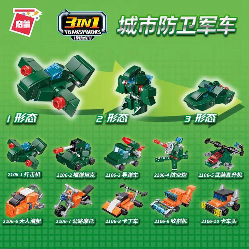 Space Voyage Expedition Team Set of 10 pieces-Qman Trans Combo 3in1 24