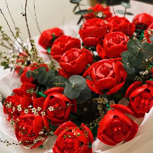 Brick Flower Bouquet Building Kit-6 Boxes-PZ65500 8
