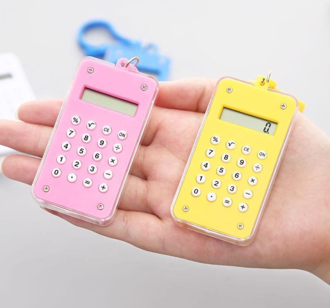 Calculator Key Chain with Maze Game- Mixed Color 15